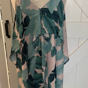 Leaf Print Dress